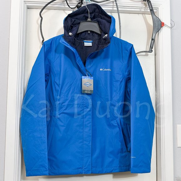 Columbia Ladies insulated Summit Lake jacket XL BLUE